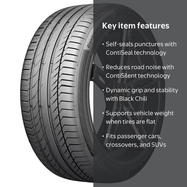 Continental, Passenger Tire, 225/40R18 92Y XL, Summer Performance