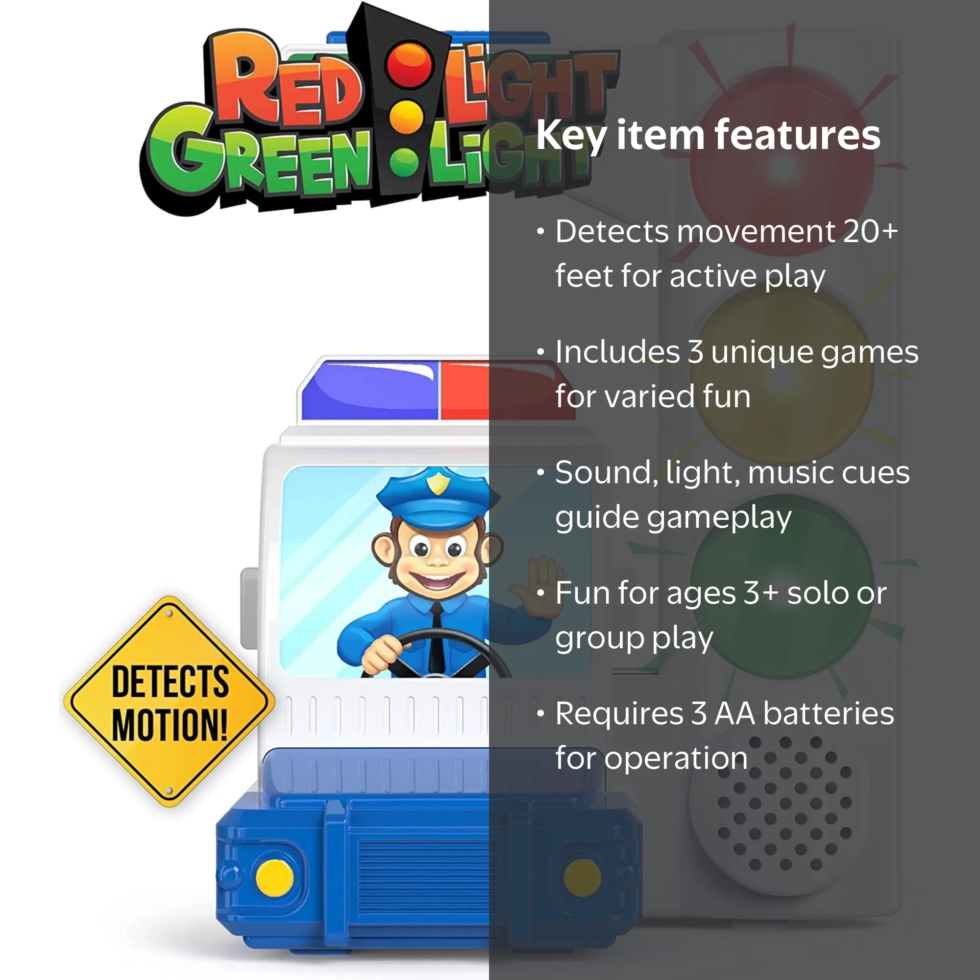Free Shipping! Move2Play Red Light Green Light Game with Motion