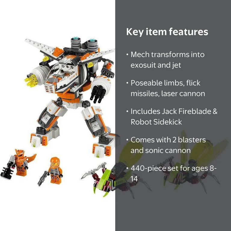 LEGO Galaxy Squad 70707, CLS-89 Eradicator Mech, building set