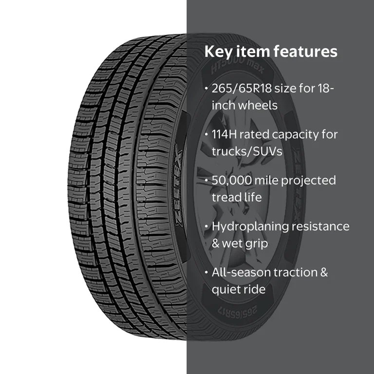 Zeetex HT5000 Max All Season 265/65R18 114H SUV/Crossover Tire