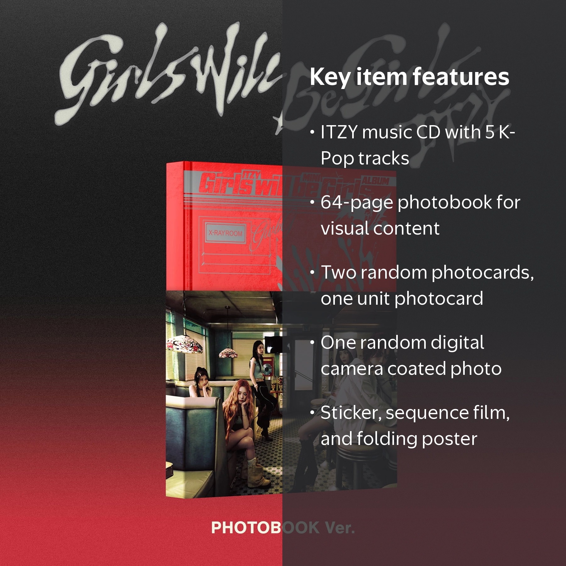 JYP Entertainment, CD, Girls Will Be Girls PHOTOBOOK Ver