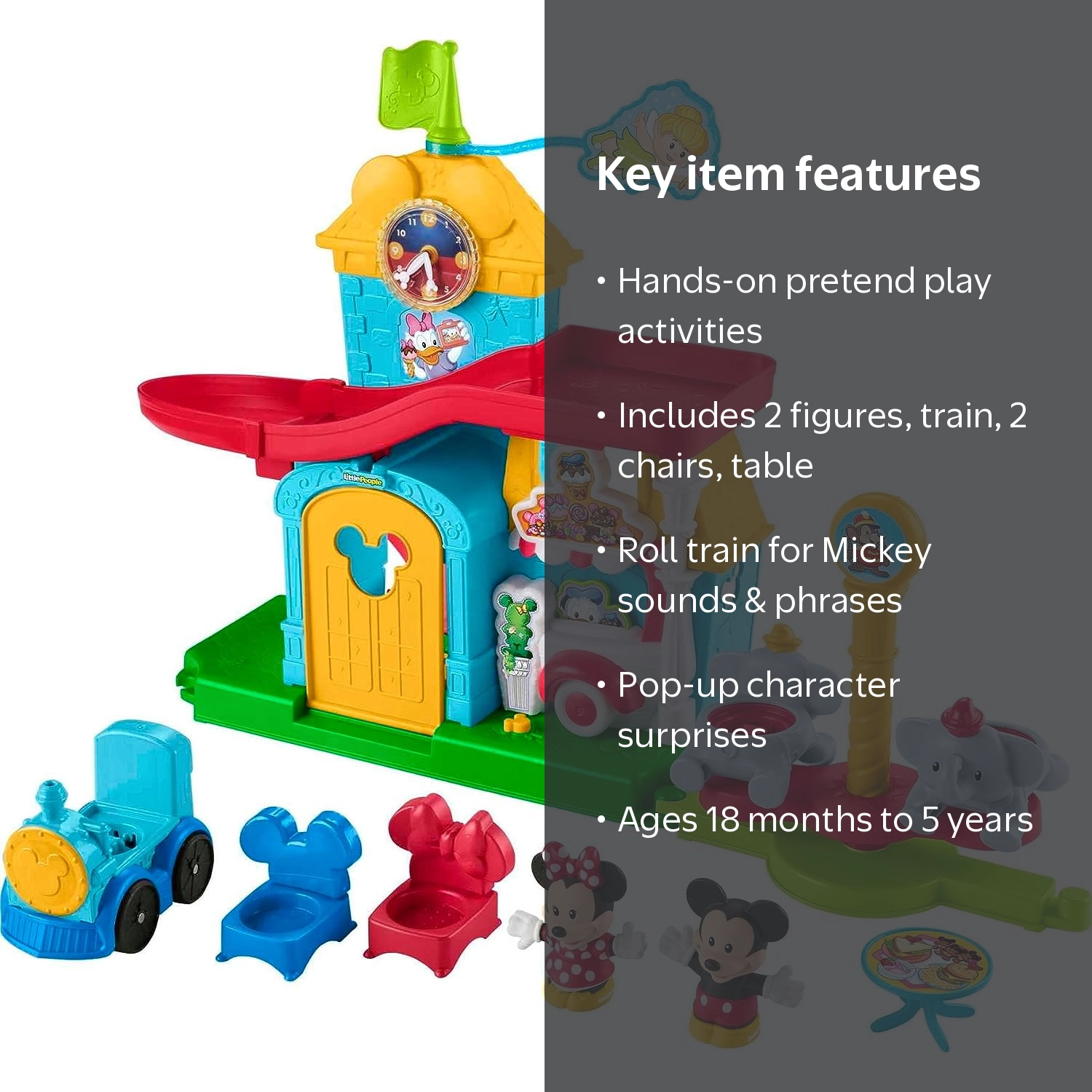 Fisher-Price Little People Disney Mickey & Friends Playset Toy New