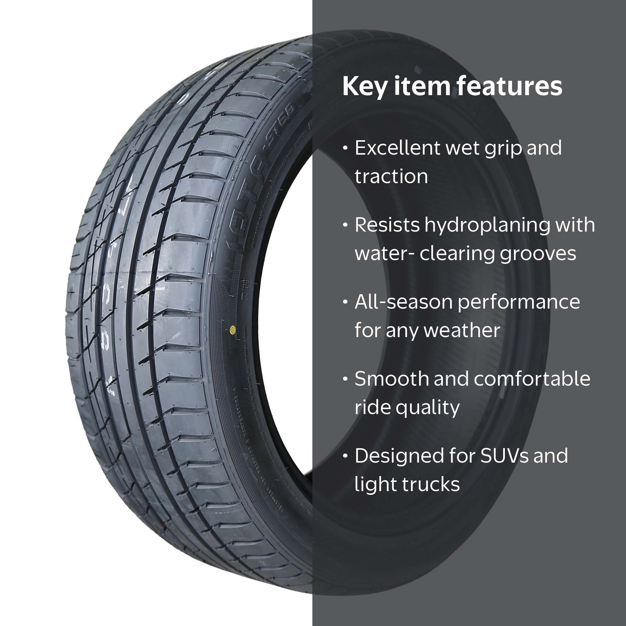 Accelera Iota ST68 All Season 245/55ZR19 103Y Passenger Tire