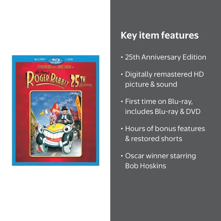 Who Framed Roger Rabbit (25th Anniversary Edition) (Blu-ray + DVD