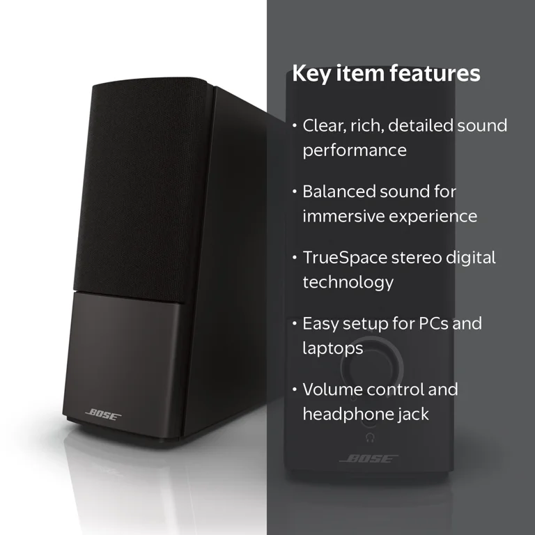 Bose Companion 2 Multimedia Computer Speaker System - 2 speakers