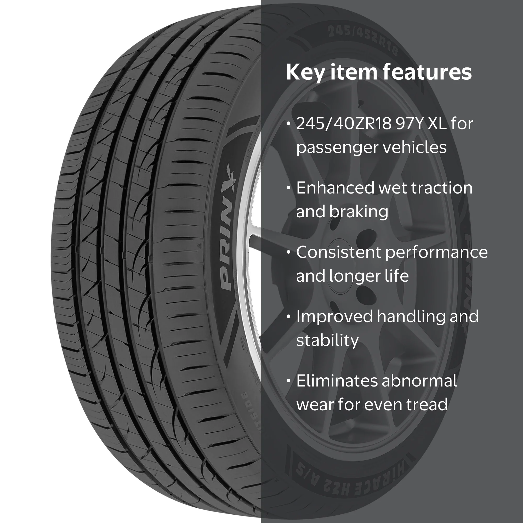 HiRACE HZ2 245/40ZR18 | Off-highway tires for Manufacturing