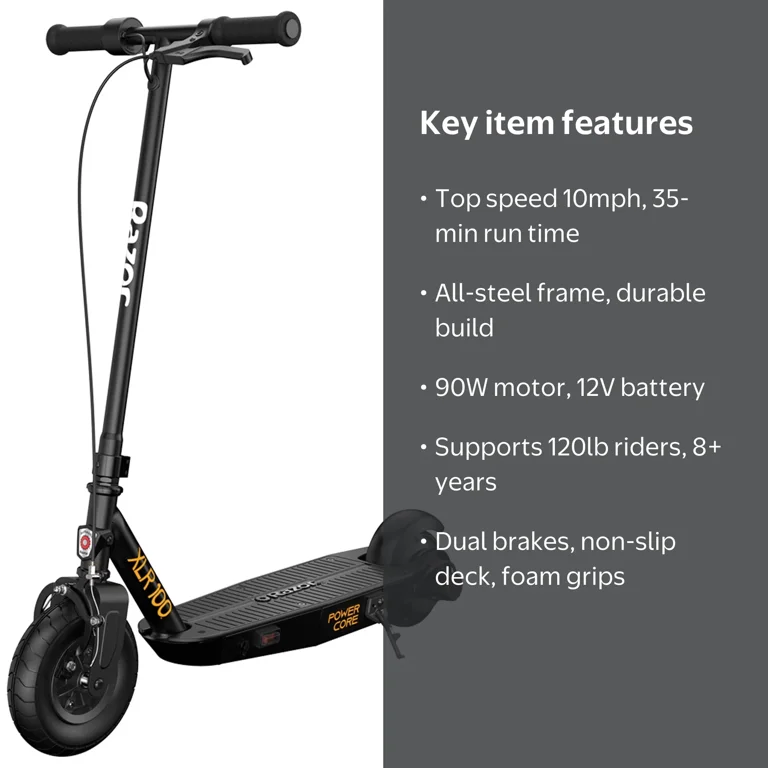 Razor, Electric Scooter, XLR100, 10 Mph, 35 Min Run Time - Walmart.com