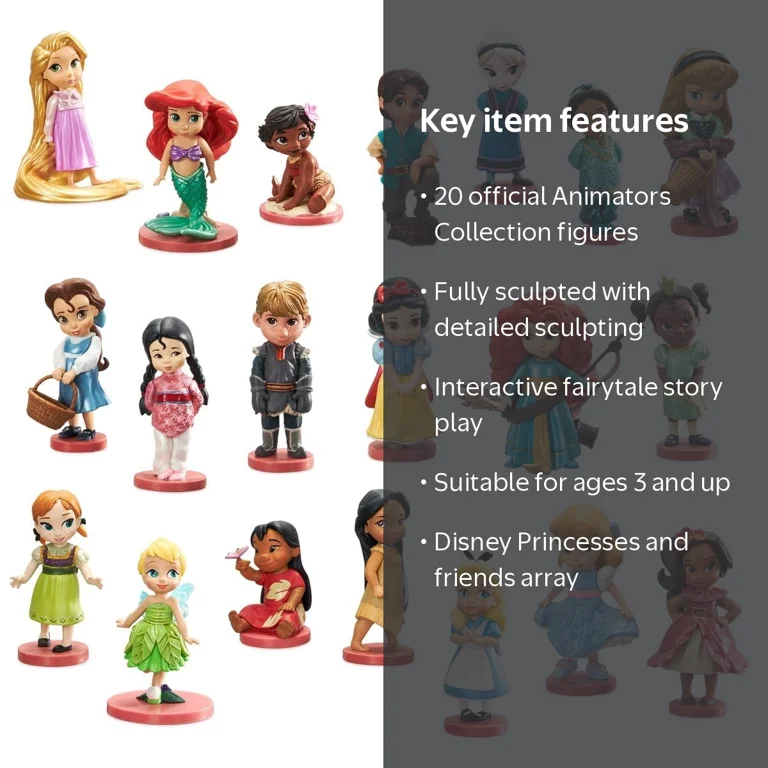 Disney Animators' Collection - 20-Piece Princess Mega Figurine Set