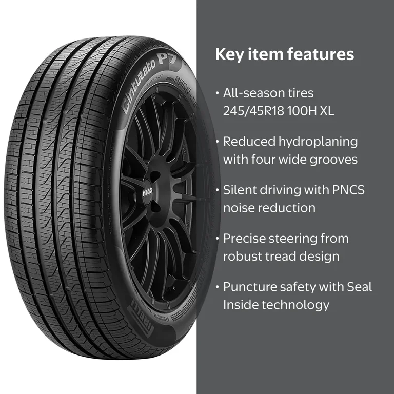 Pirelli Cinturato P7 All Season All Season 245/45R18 100H XL Pirelli Cinturato P7 All Season All Season 245/45R18 100H XL