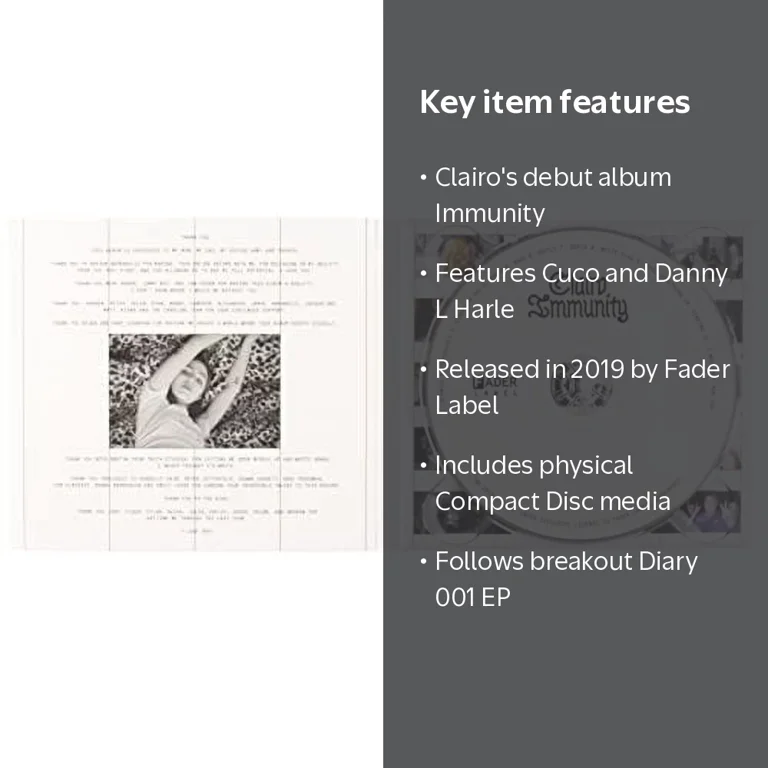 Fader Label, Compact Discs, Immunity, 2019 release - Walmart.com