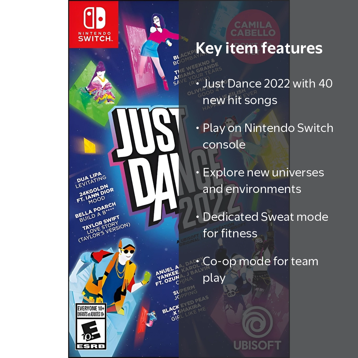 Ubisoft, Just Dance 2022, Nintendo Switch, 40 Tracks - Walmart.com