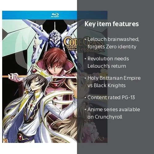 Code Geass - Lelouch Of The Rebellion R2: Season 2, Crunchyroll