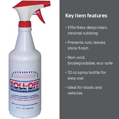 Amazing Roll-Off 1 Quart Boat Cleaner, Biodegradable, Rust