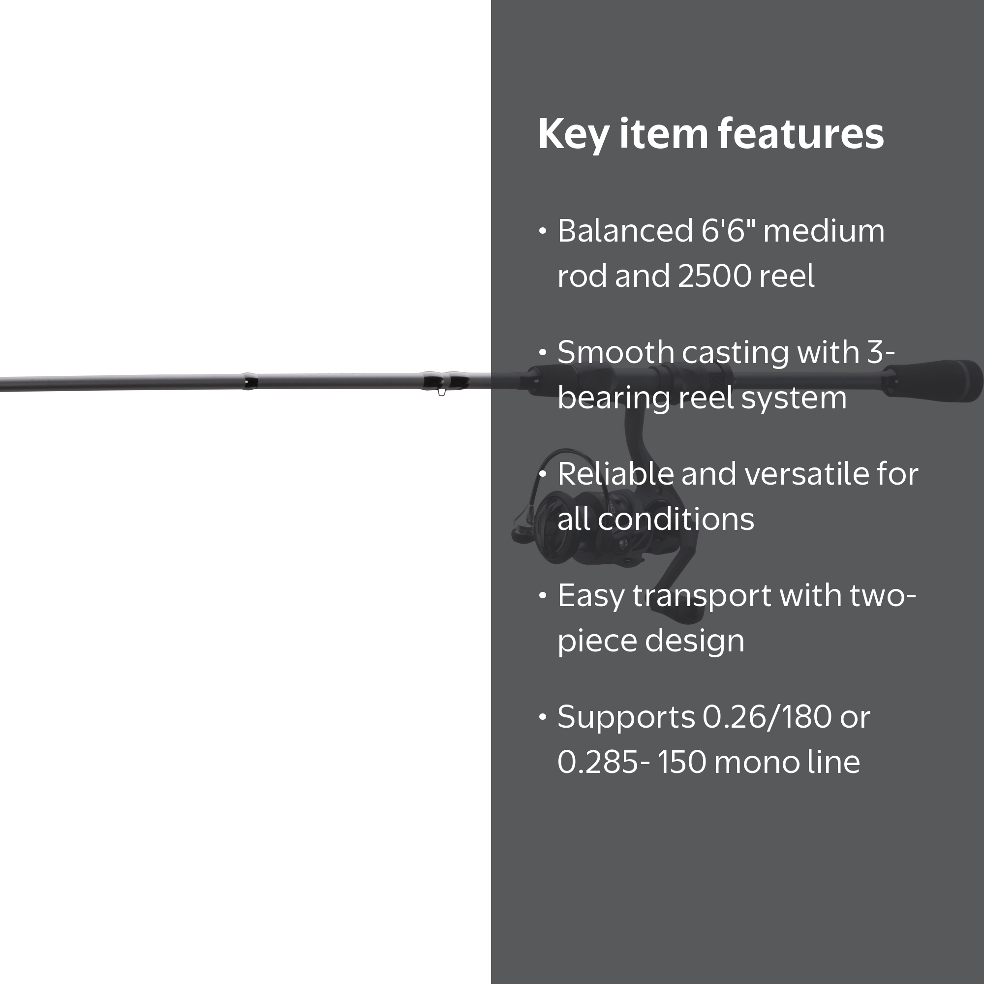 13 Fishing VOID FW Medium Action Spin Combo 6'6