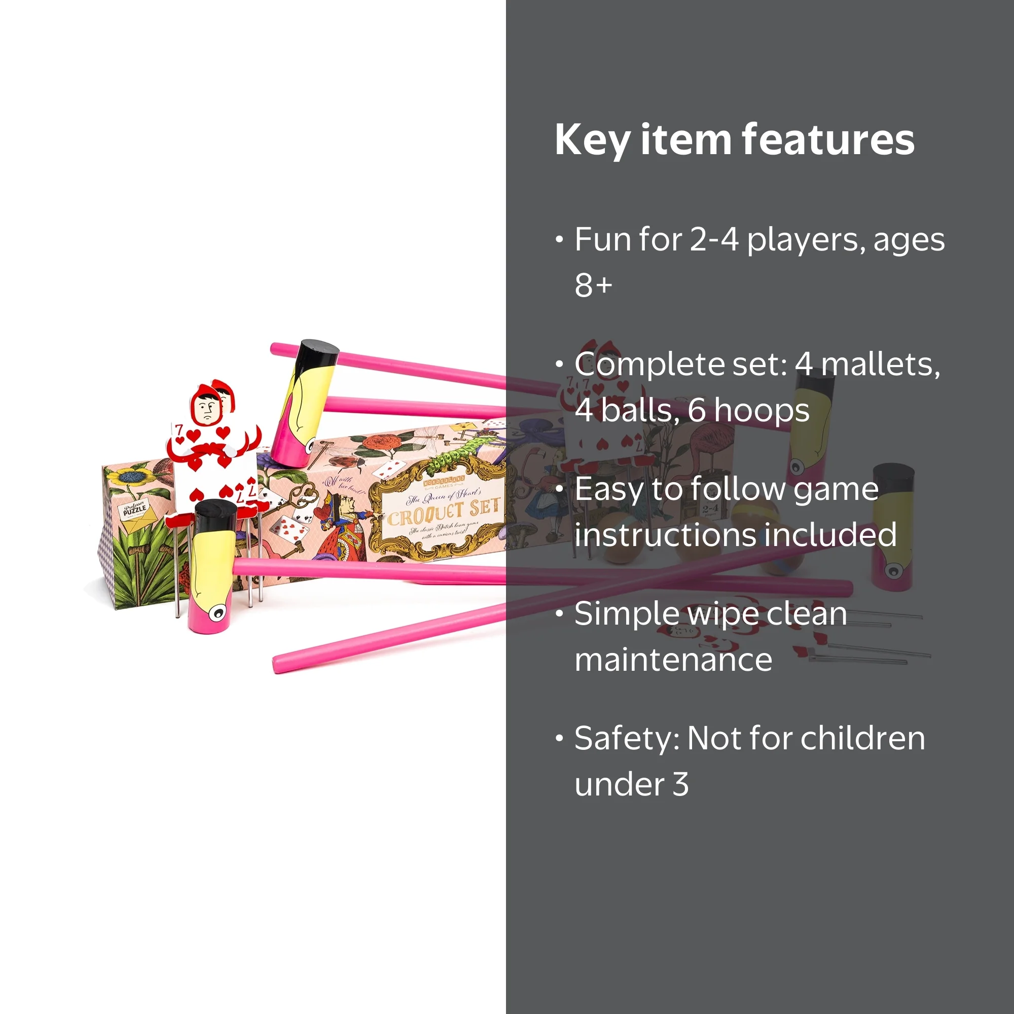 Professor Puzzle Wonderland Games - Classic Lawn Queen of Hearts
