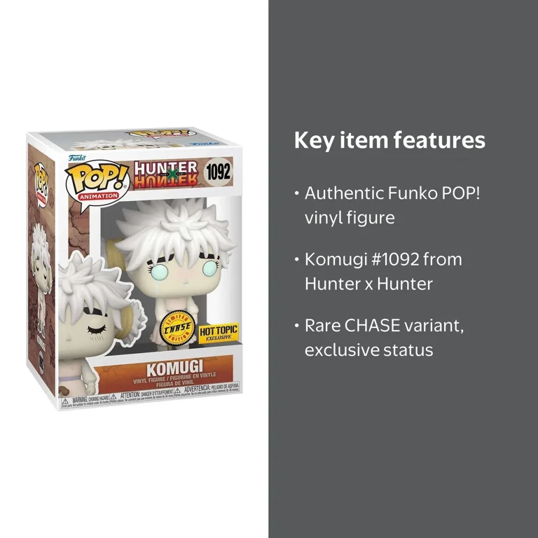 Funko POP! Animation Hunter x Hunter CHASE Komugi #1092 Exclusive