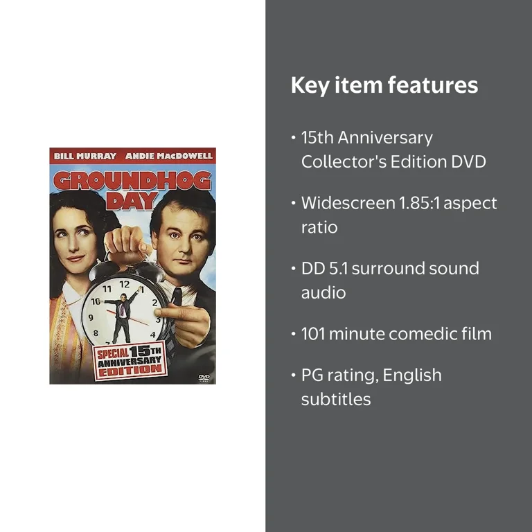 Sony Pictures Entertainment, DVD, Groundhog Day 15th Anniversary