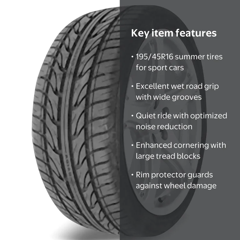 Haida HD921 195/45R16XL 84V Tire - Walmart.com