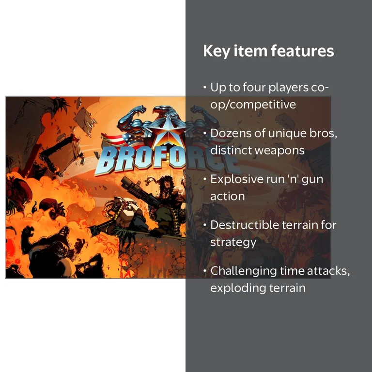 Broforce - Nintendo Switch [Digital] - Walmart.com