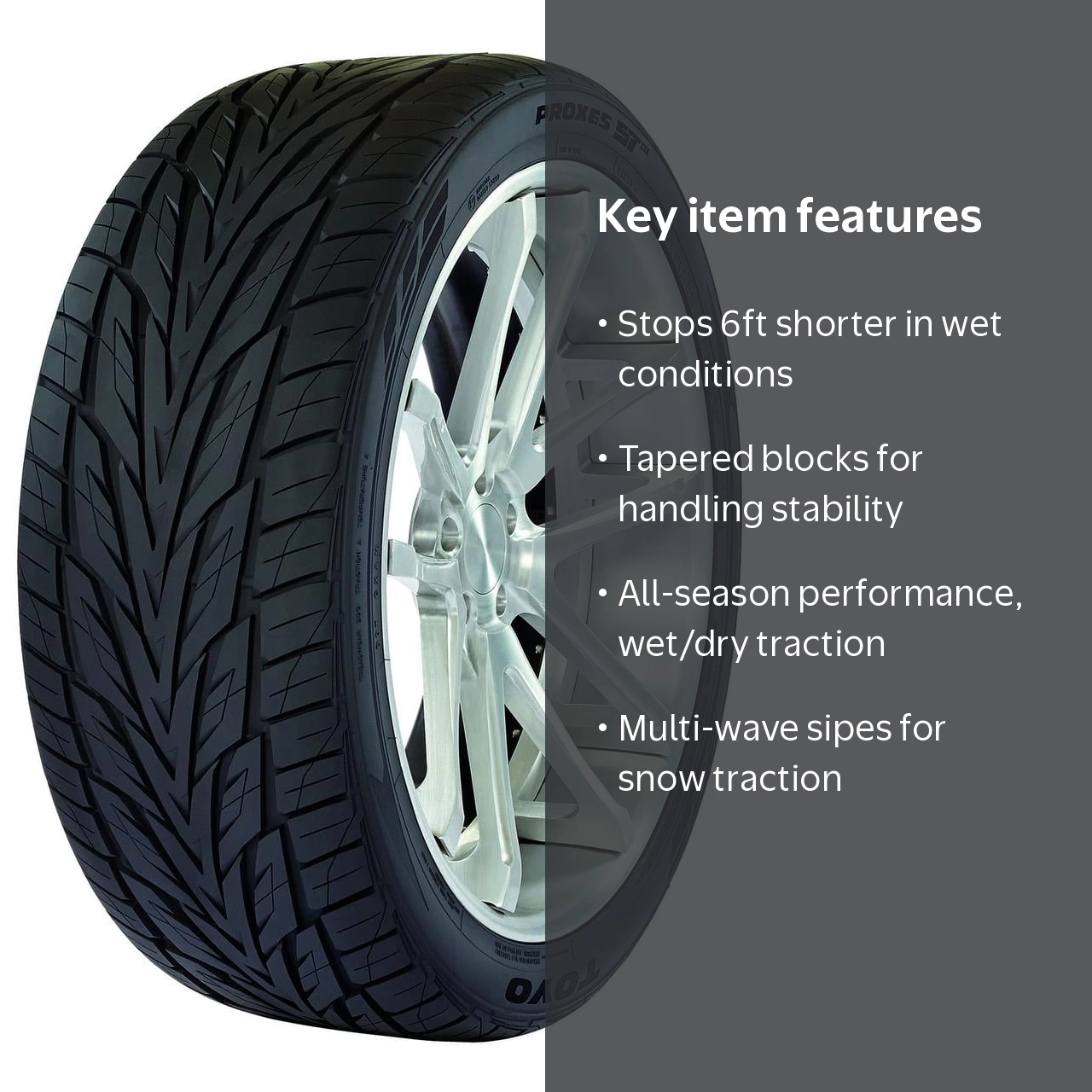 Toyo, Passenger Tire, All Season, 315/35R20 110W XL - Walmart.com