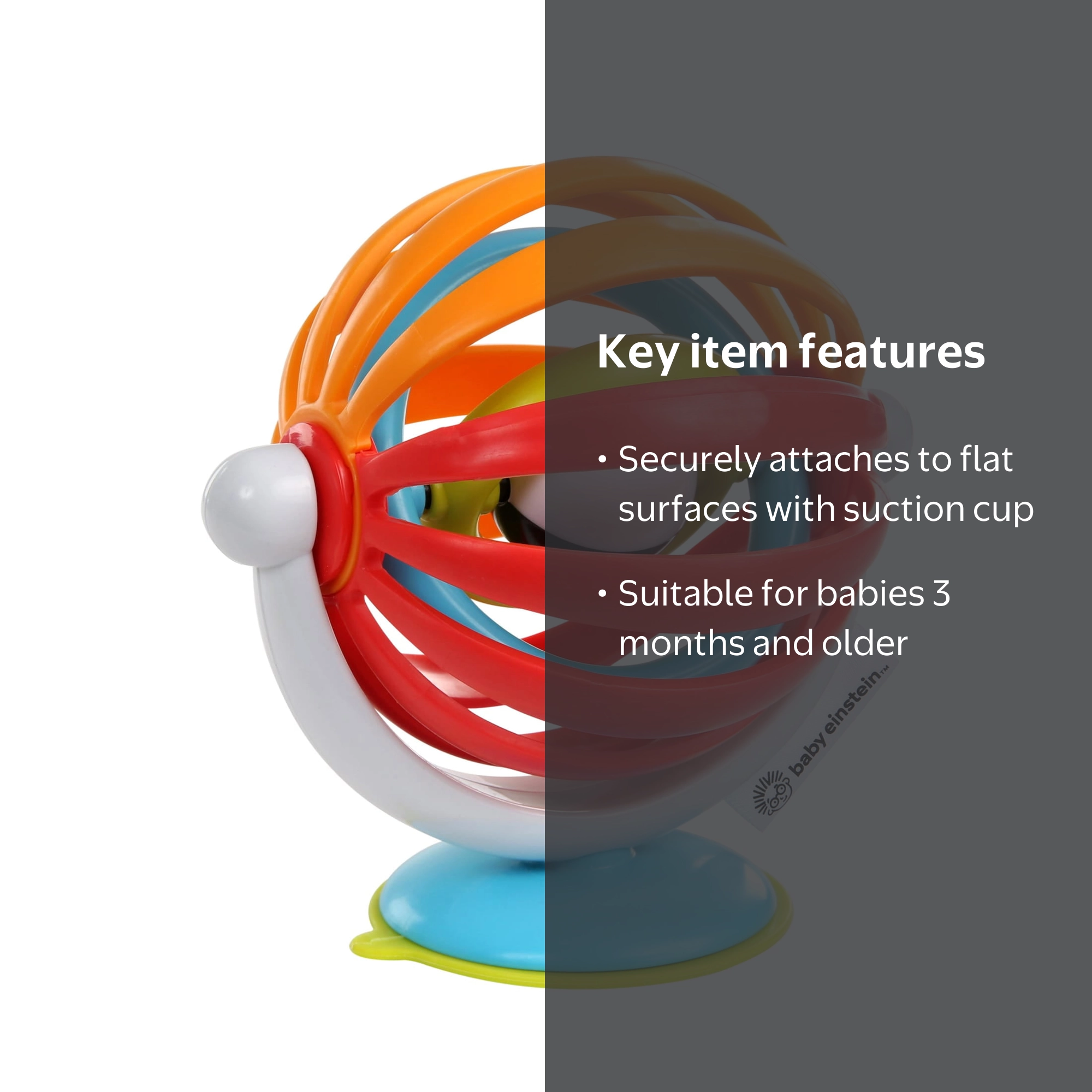 Baby Einstein Sticky Spinner High Chair Activity Toy for 3 Months+