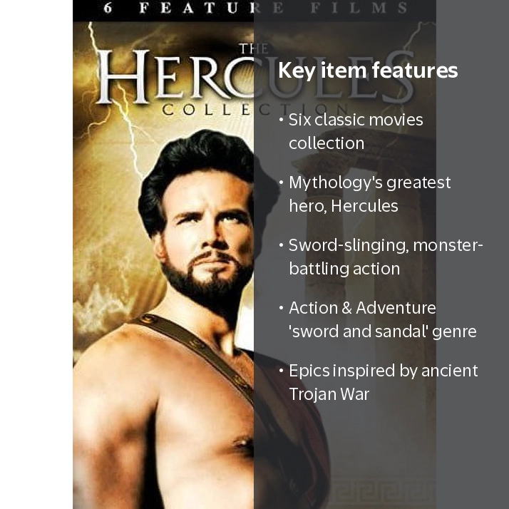 The Hercules Collection (DVD), Timeless Media, Action & Adventure