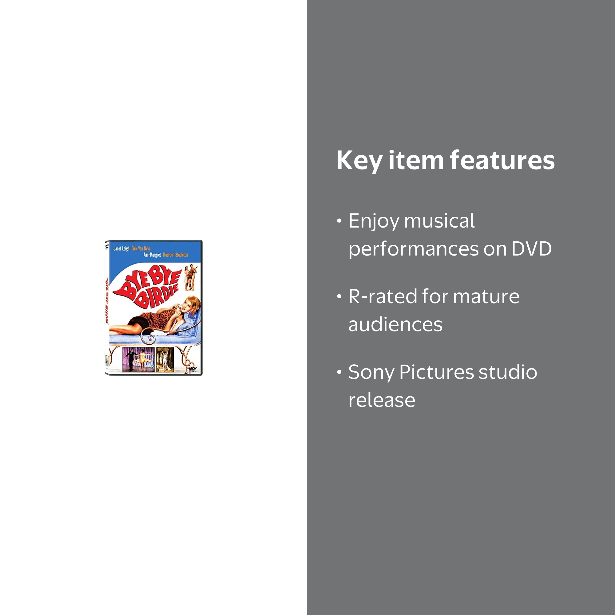 Sony Pictures Bye Bye Birdie DVD - Classic Broadway Musical