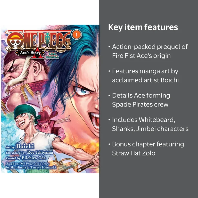 One Piece: Ace's Story--The Manga, Vol. 1 (Paperback) - Walmart.com