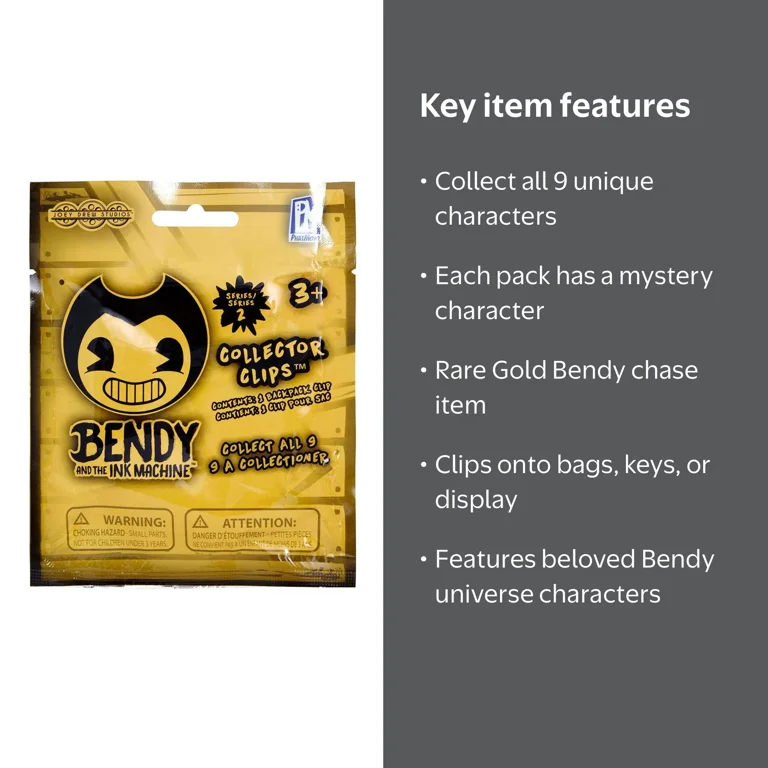 Bendy & the Ink Machine Series 2 Collector Clips Mystery Pack