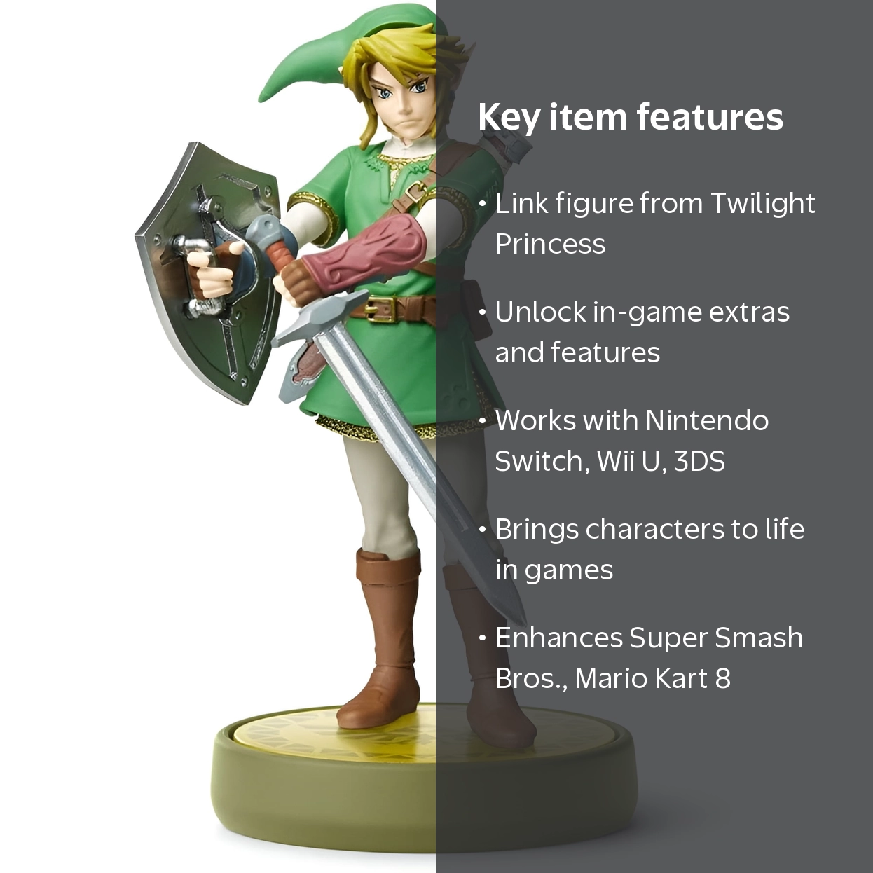 The Legend Of Zelda Twilight Princess amiibo for Switch, Wii U