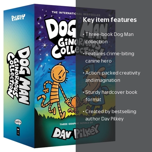 Dog Man Ginormous Collection (Dog Man #10-12 Box Set) (Hardcover