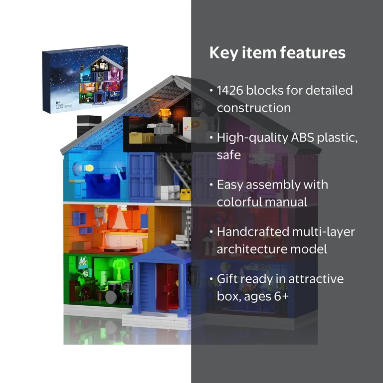 Vonado Music Themes Lovers House Building Block Sets 1426 pcs