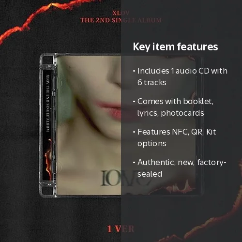 XLOV, [I ONE] 2nd Single Album 1 (ONE) Version, 1 CD, Music Album