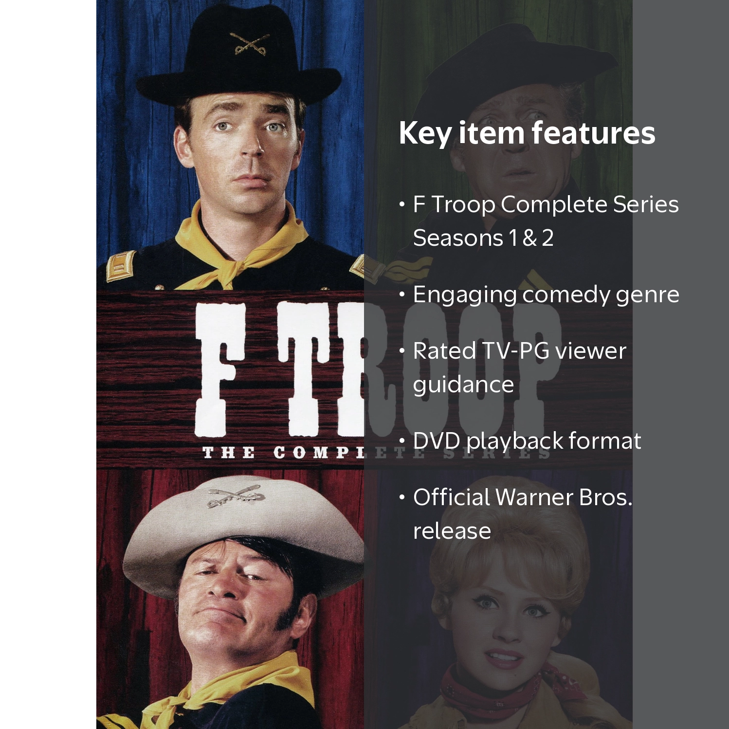 F Troop: Complete TV Show Series Box Set DVD - Walmart.com