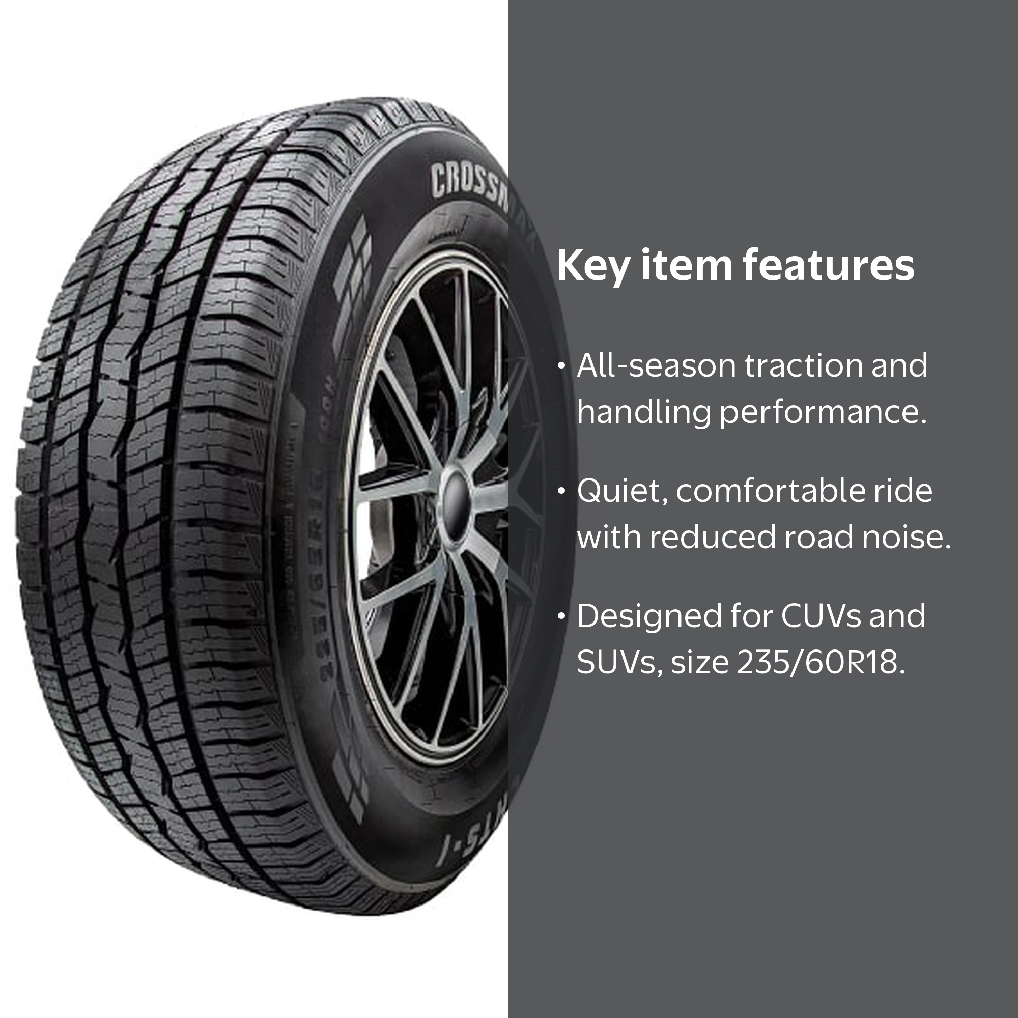 Crossmax CHTS-1 All-Season 235/60R18 103V SUV/Crossover Tire with