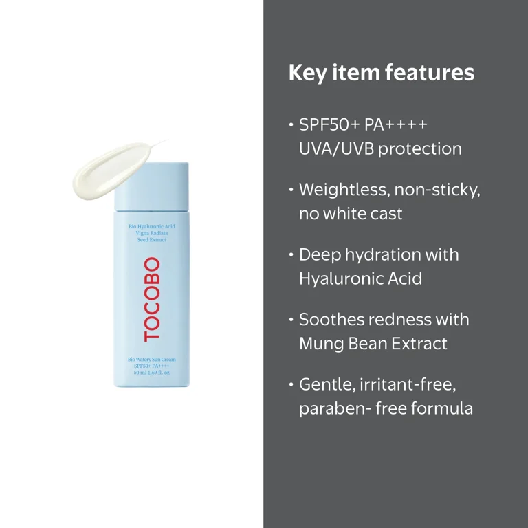 tobacco sunscreen korean TOCOBO Bio Watery Sun Cream 50mL now just $33 Cica Cooling Sun Stick SPF50+