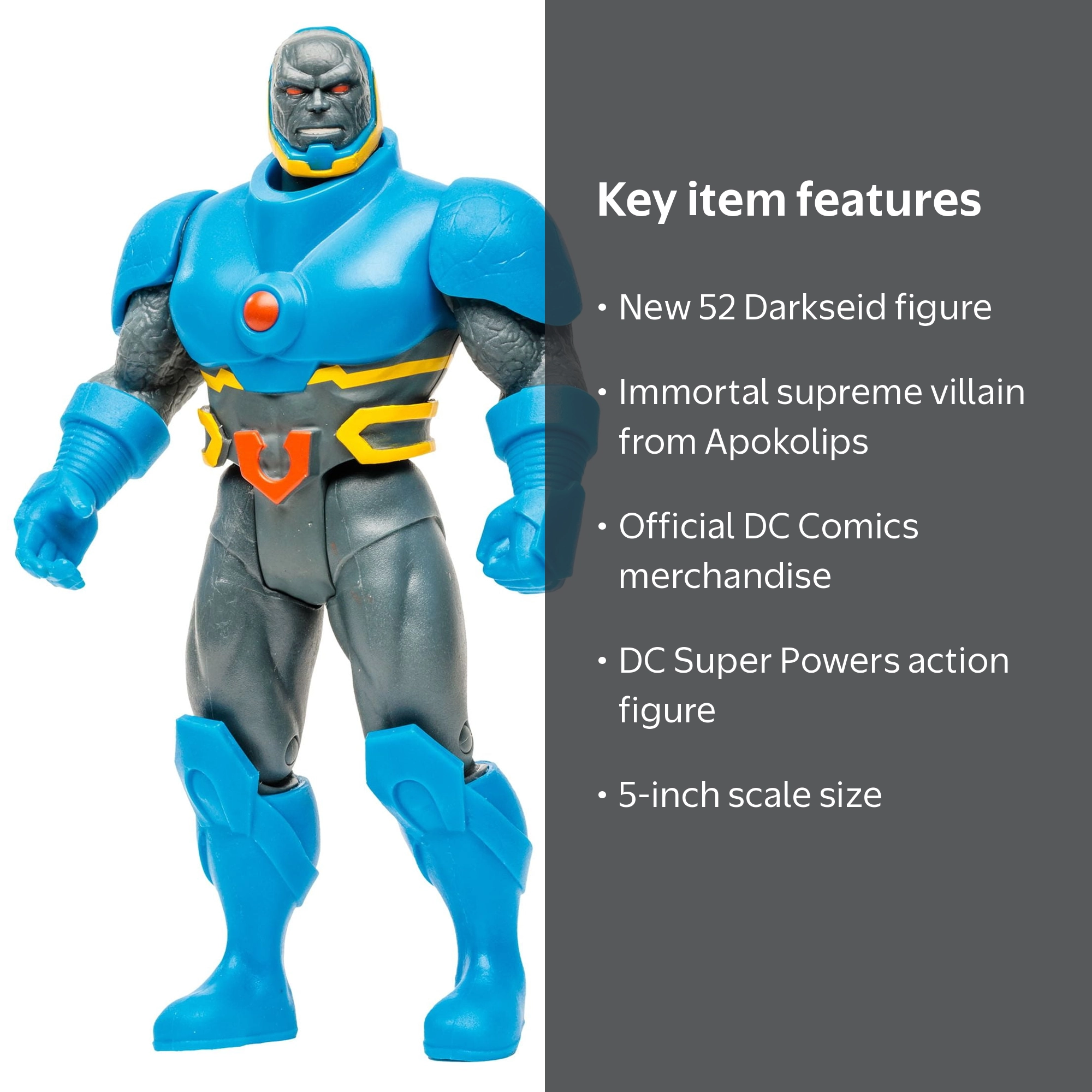 DC Comics, Super Power 5 inch Darkseid Figure, New - Walmart.com