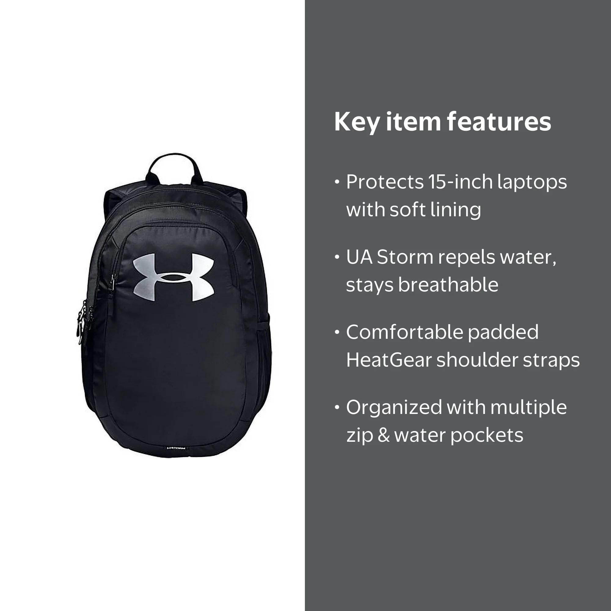Under Armour Scrimmage 2.0 Laptop Backpack - Storm Technology, Comfortable, Water-Resistant School Bookbag for Adults - Walmart.com Under Armour Scrimmage 2.0 Laptop Backpack - Storm Technology, Comfortable, Water-Resistant School Bookbag for Adults - Walmart.com