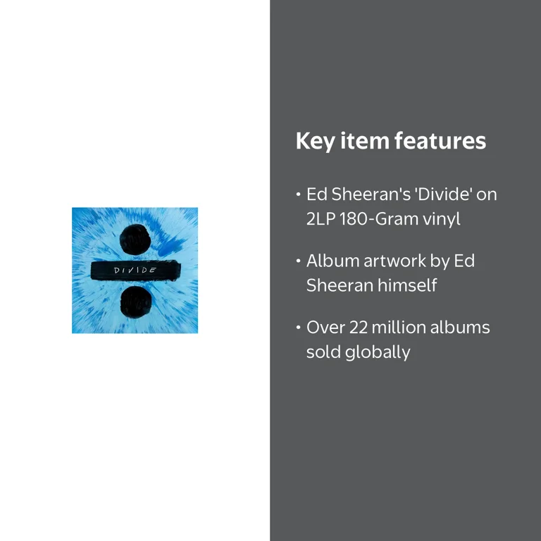 Atlantic, Vinyl Record, Ed Sheeran Divide LP, Music & Performance