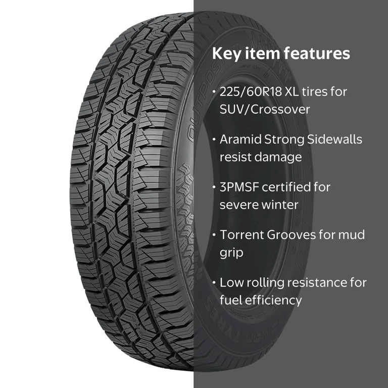 Nokian Outpost APT 225/60R18 104H XL All-Terrain Tire for SUV
