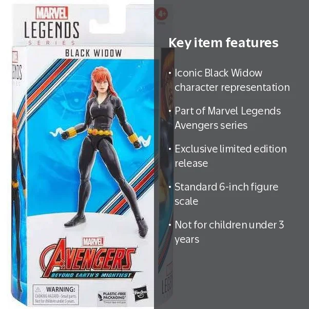 Marvel Legends Black Widow Action Figure - Walmart.com