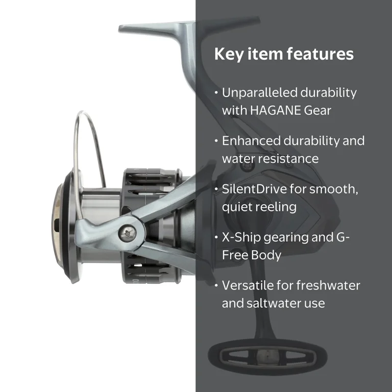 Shimano NASCI Saltwater Durable Fishing Spinning Reel 4000XG FC