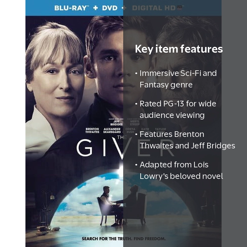 Lionsgate Home Entertainment, The Giver Blu-ray + DVD, TWC