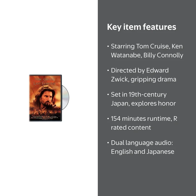 Warner Home Video: The Last Samurai (DVD) - Action & Adventure