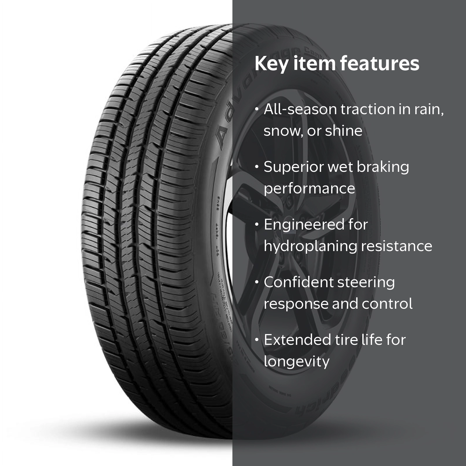 BFGoodrich Advantage Control All Season 215/65R16 98H Passenger
