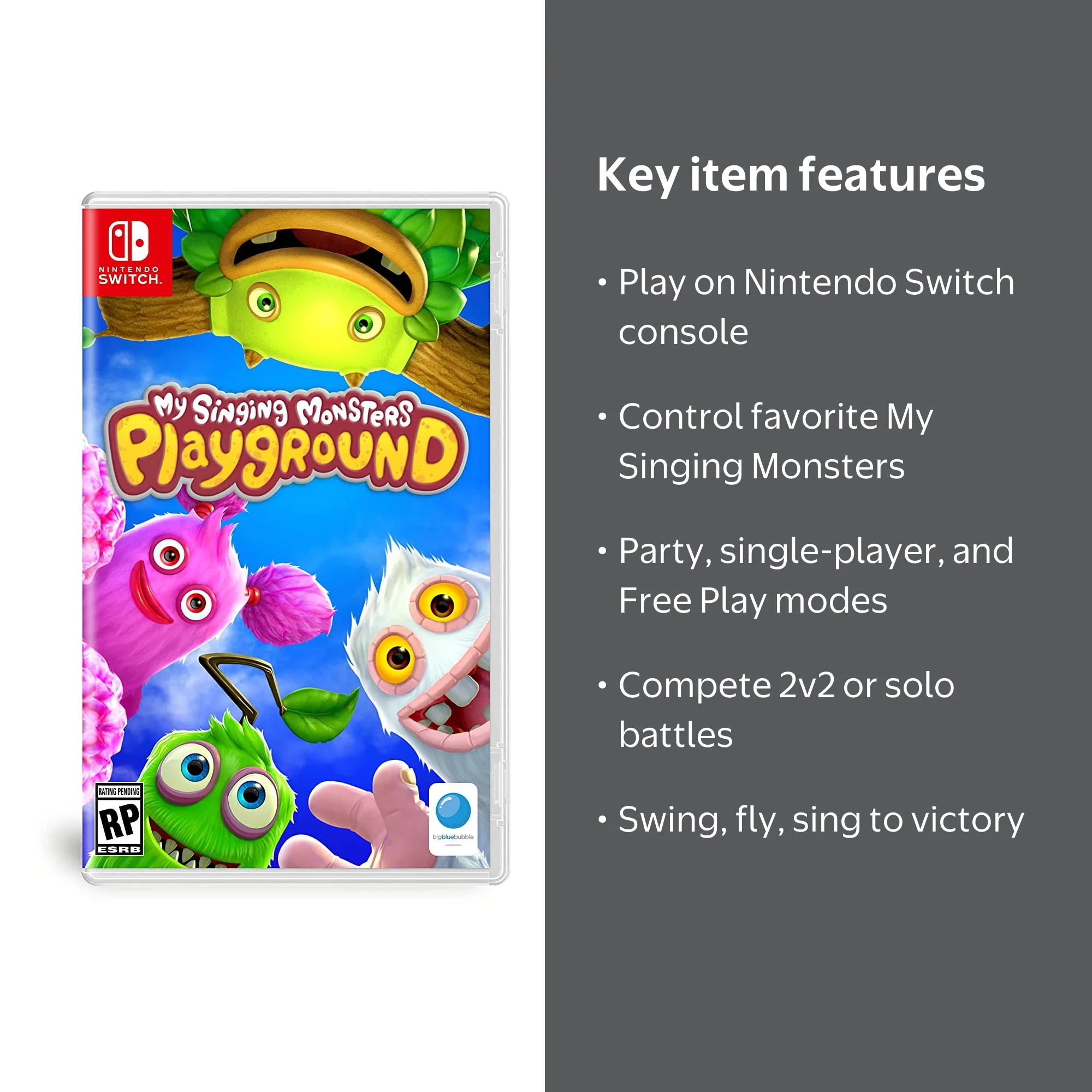 Free Shipping! My Singing Monsters Playground, Physical Copy for Nintendo  Switch, Multiplayer Games - Walmart.com