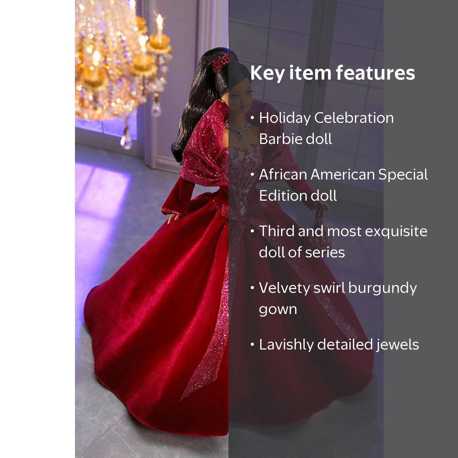 2002 Holiday Celebration Barbie African American Special Edition