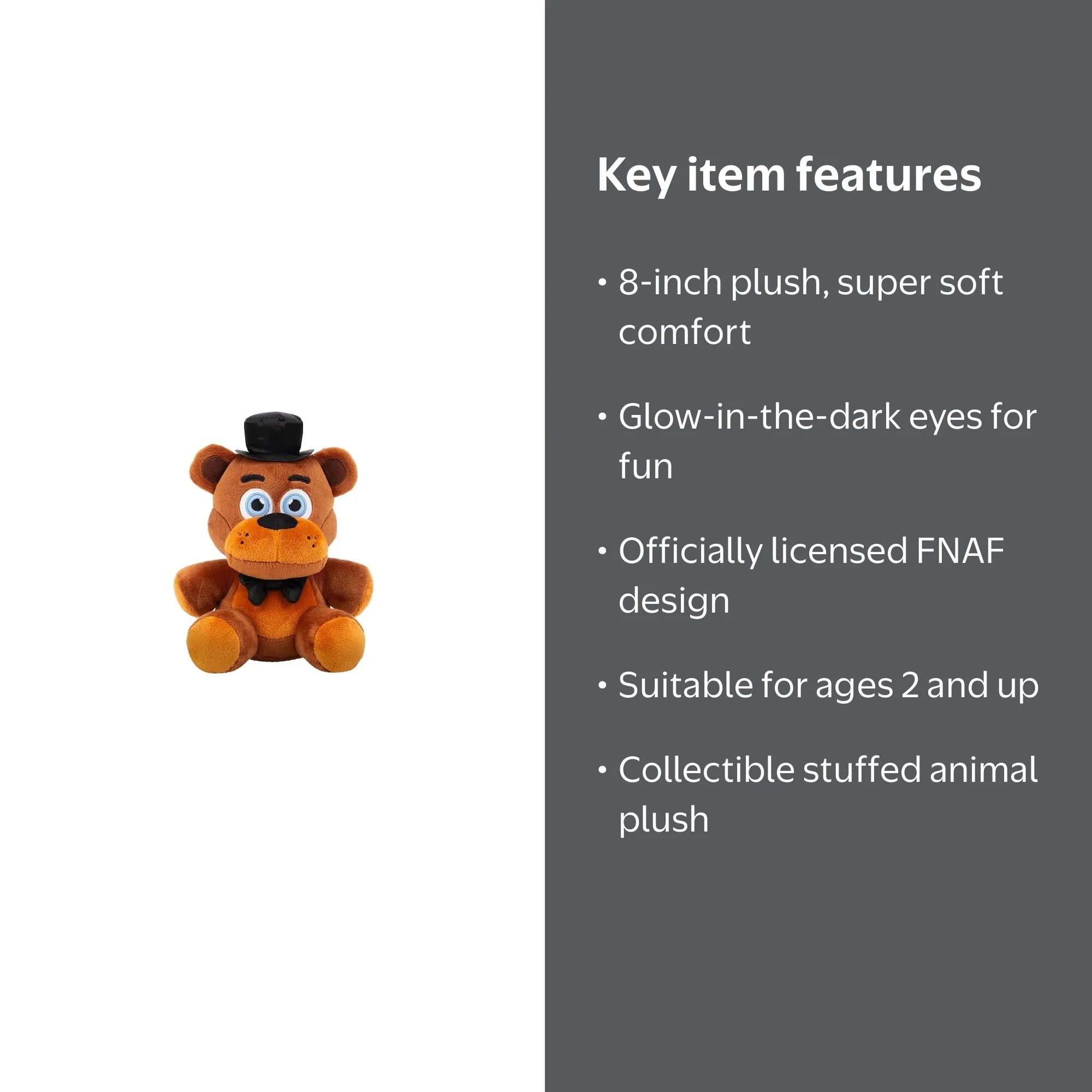 Five Nights at Freddy's 8 inch Assorted Plush (Freddy, Bonnie