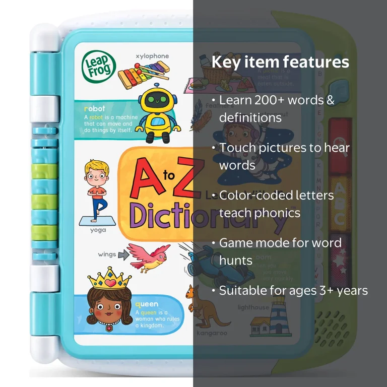 LeapFrog A to Z Learn With Me Dictionary Preschool Interactive