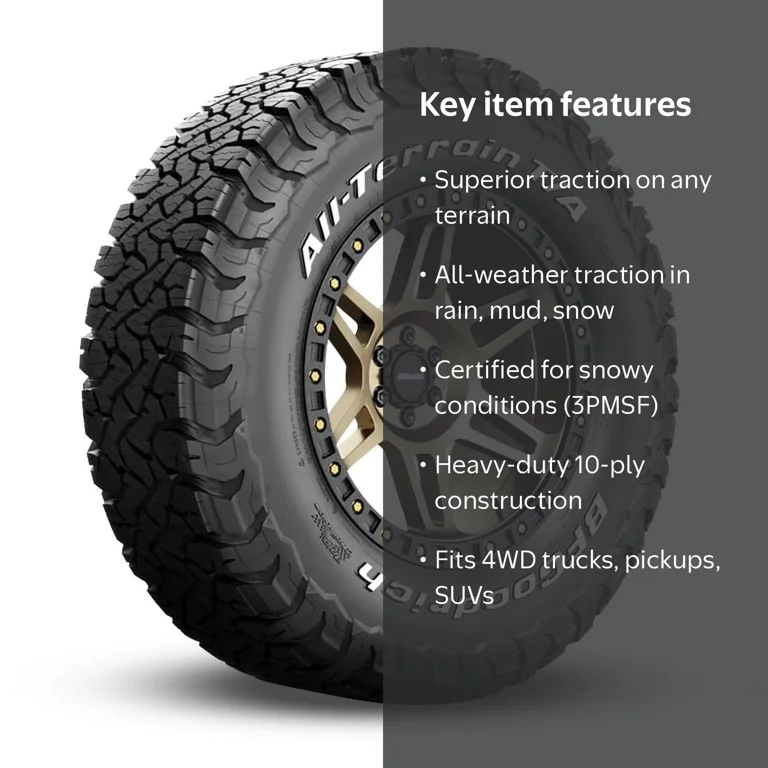 BFGoodrich, All-Terrain T/A KO3 LT285/75R16 126/123S E, 285/75R16